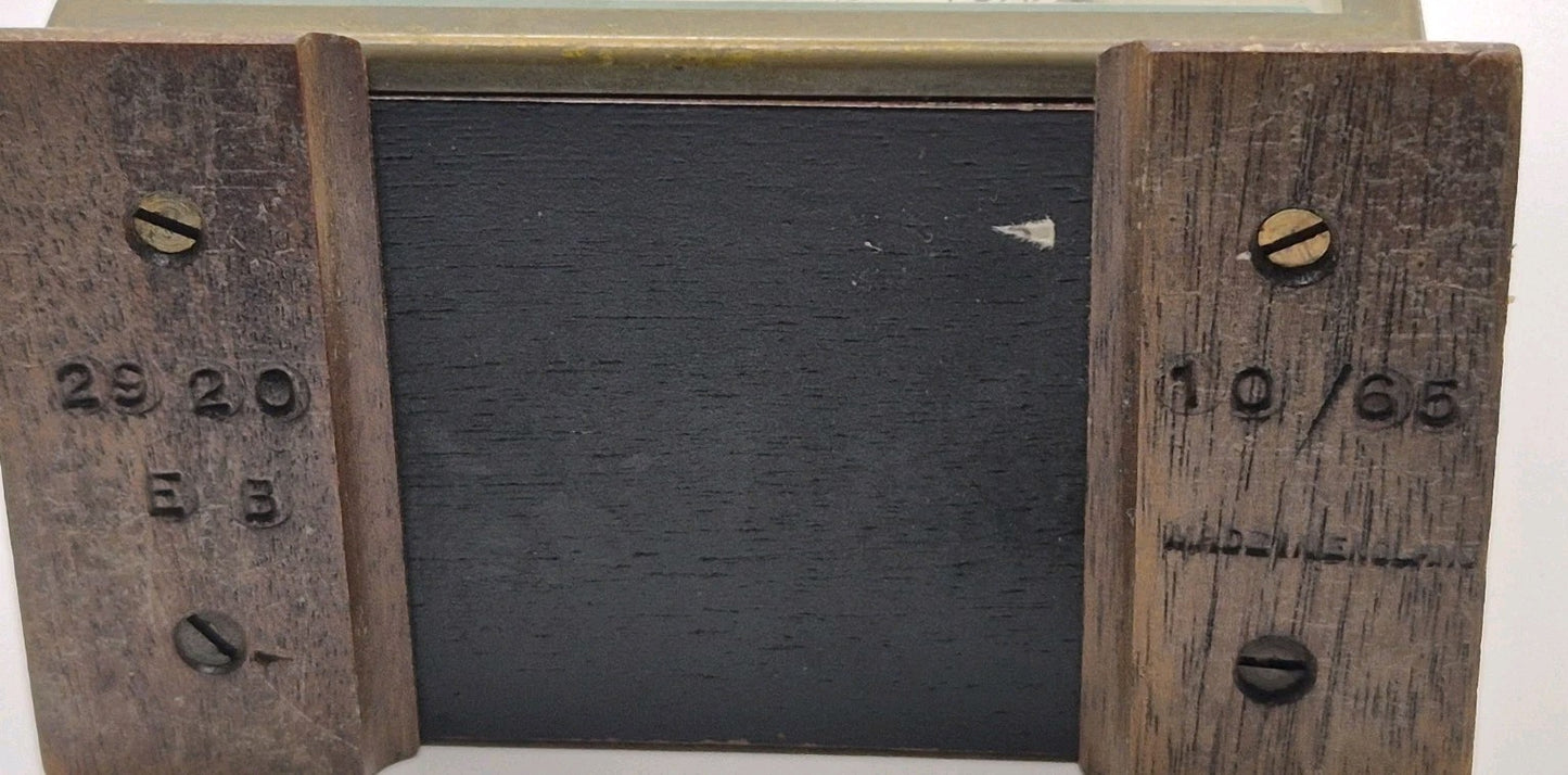 Elliott Of London Wood Cased Mantel Clock In Working Order7