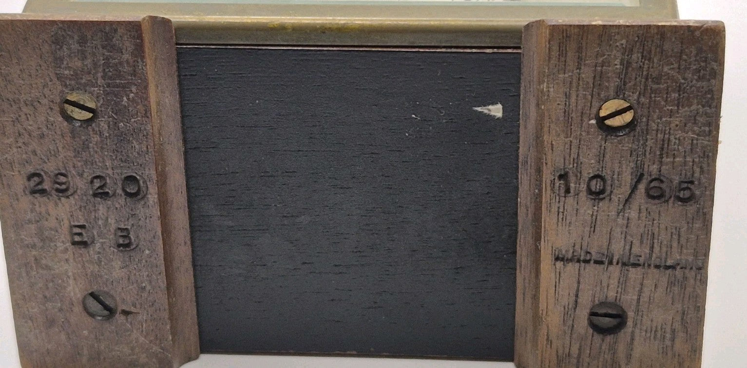 Elliott Of London Wood Cased Mantel Clock In Working Order7