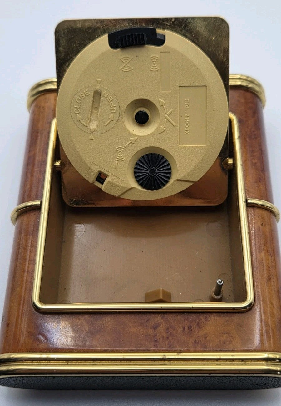 Uti Jaccard French quartz alarm clock in original fitted box - clock7