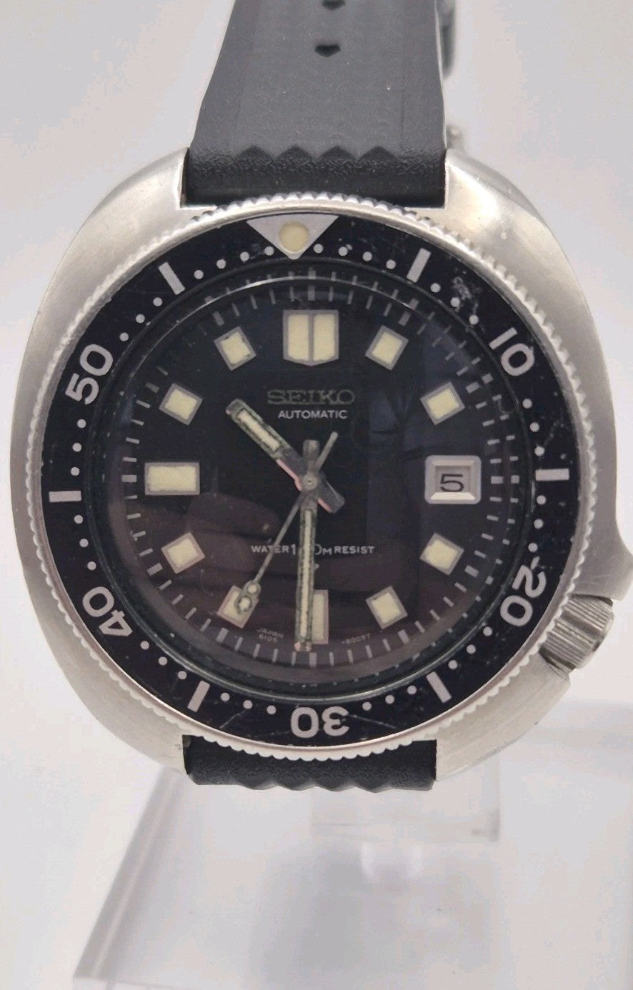 1975 Seiko 6105-8110 Automatic "Captain Willard" divers watch1