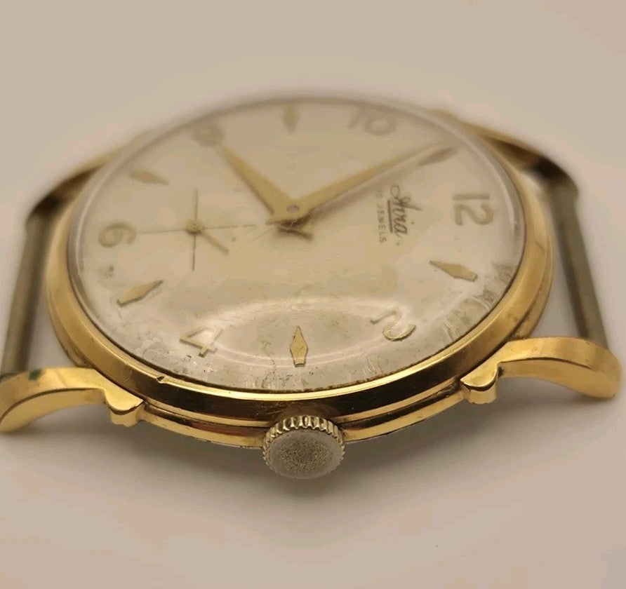 Avia 15 Jewels Vintage Swiss HandWind Small Seconds – Working8