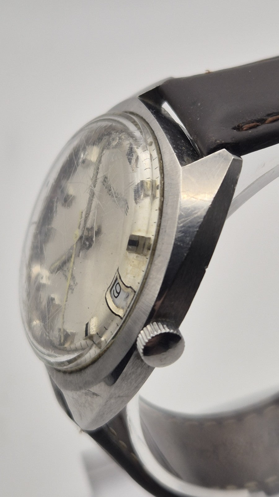 Vintage Everite 17 Jewels Incabloc Swiss Made Mens Mechanical Watch7