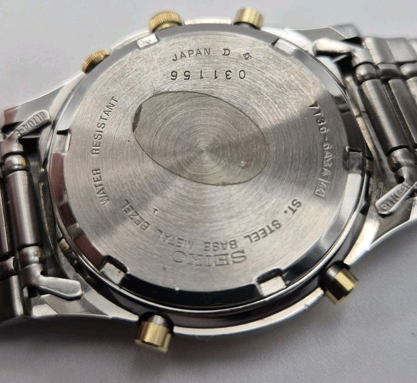 Seiko Men’s 7T36 6A3A Moon Phase Quartz Watch 21