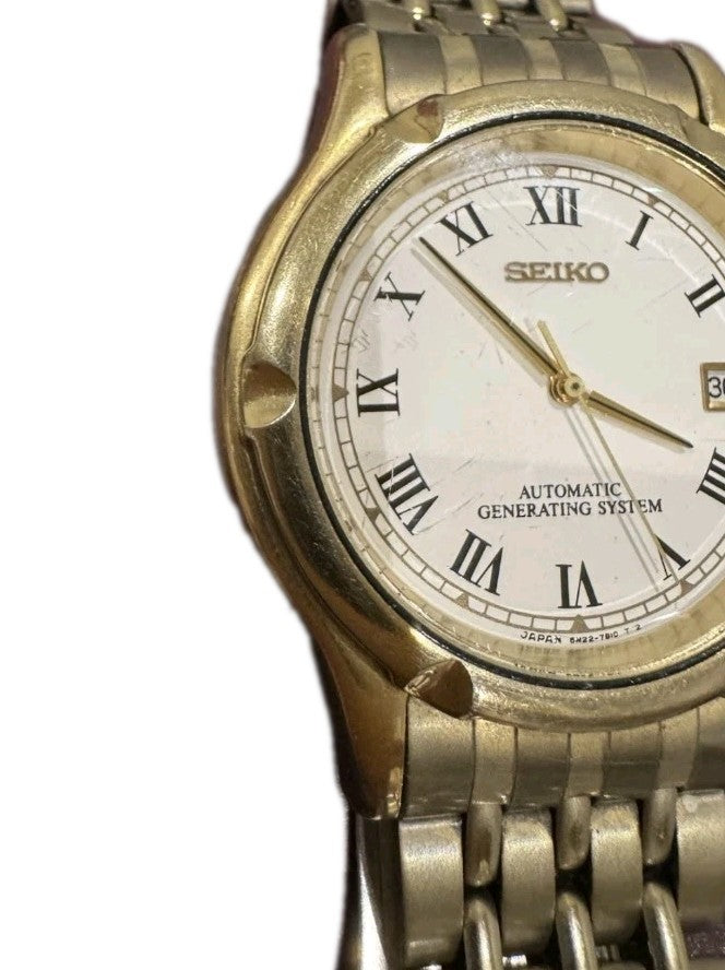SEIKO Kinetic 5M22-7A60 Mens Watch Automatic3