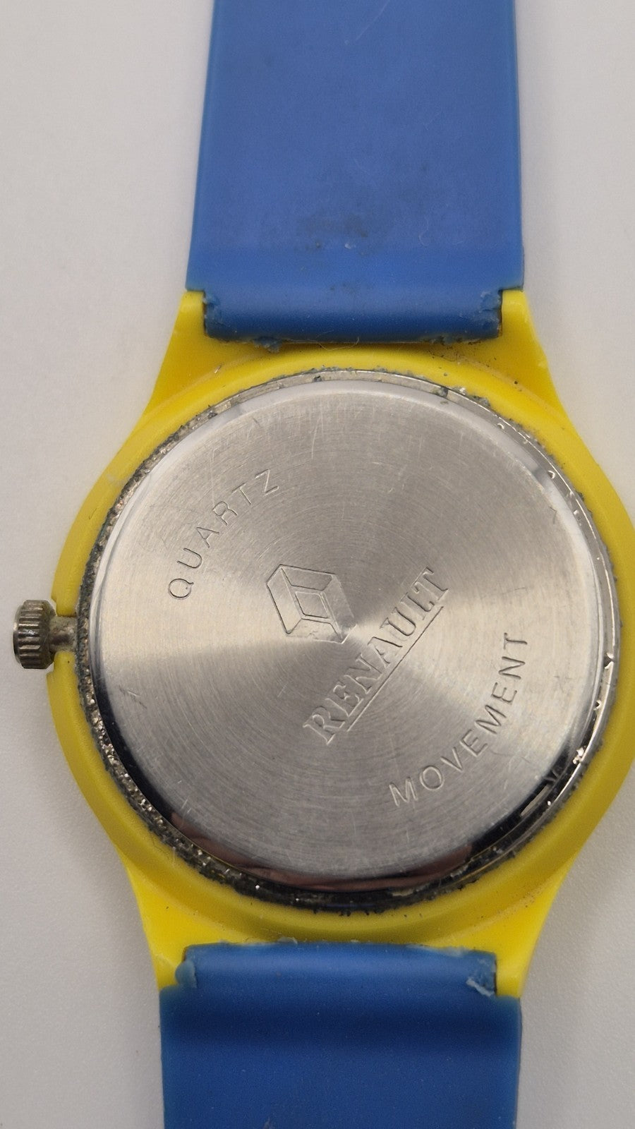 Vintage 1990s Renault Promotional Watch Quartz Rubber Strap 34mm Working5