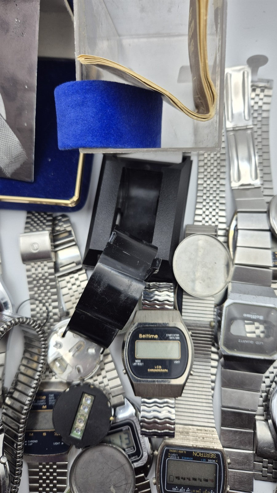 vintage digital watch joblot spares14